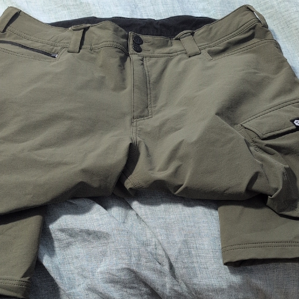 Men's Green Truewerk T2 Pants - Picture 9 of 11